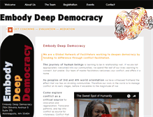 Tablet Screenshot of embodydeepdemocracy.com